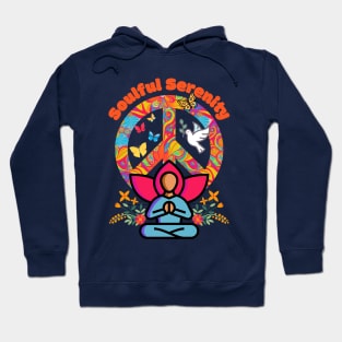 Soulful Serenity Peace Sign Hoodie